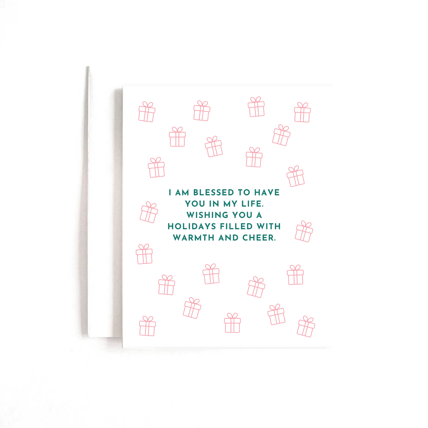 Blessed Holidays Card