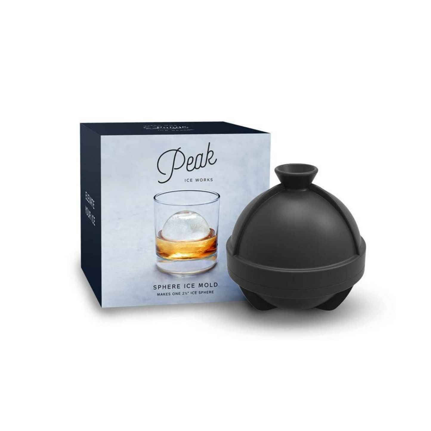 Peak Single Sphere Silicone Cocktail Ice Mold