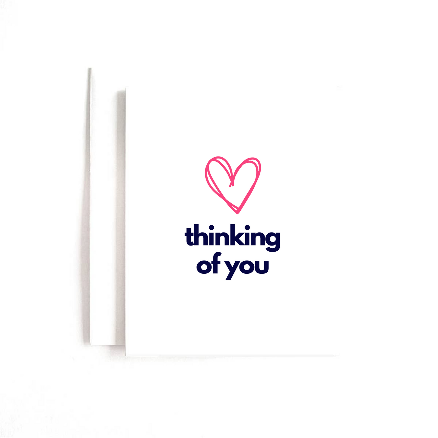 Thinking of You Heart Card