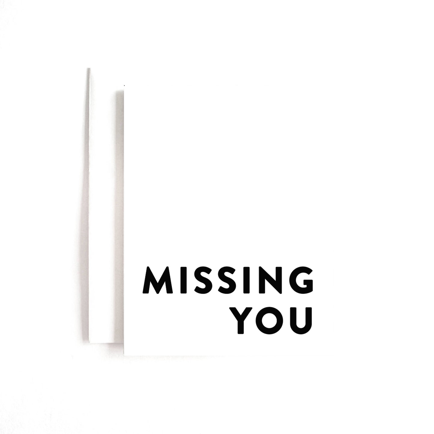 Missing You Card