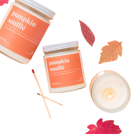 Pumpkin Souffle Scented Soy Candle -Petite