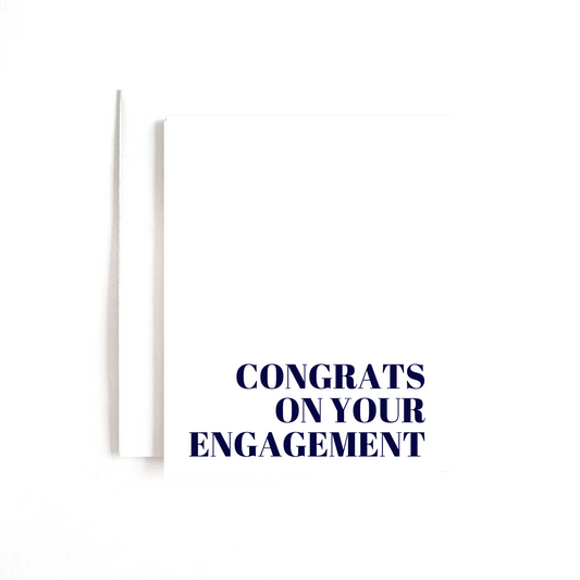 Congrats On Your Engagement Card