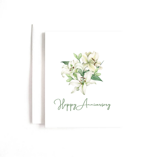 Happy Anniversary Bouquet Card