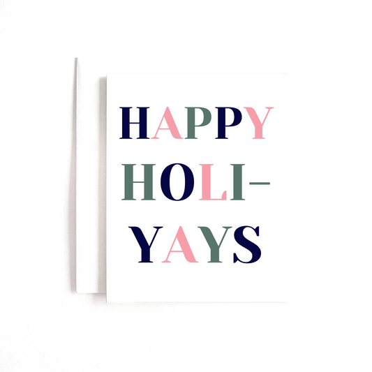 Happy Holi-Yays Card