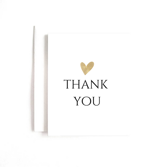 Heart Thank You Card