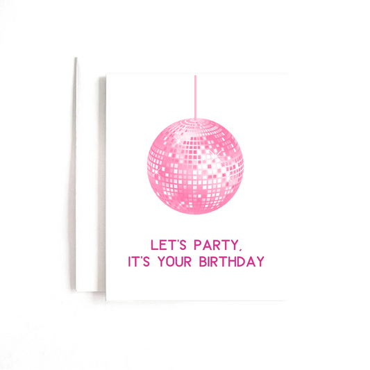 Let's Party Birthday Card