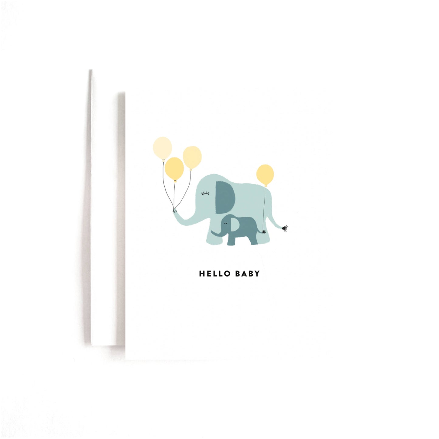 Hello Baby Elephant Card